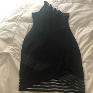 One shoulder mini dress